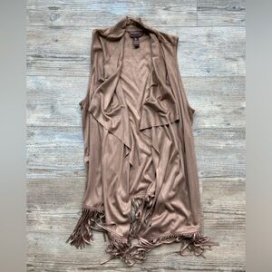 Bit&Bridle fringe sleeveless vest